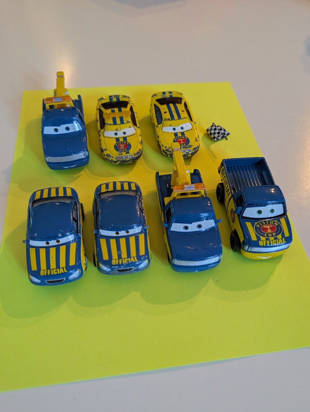 Disney Pixar Cars Piston Cup Officials